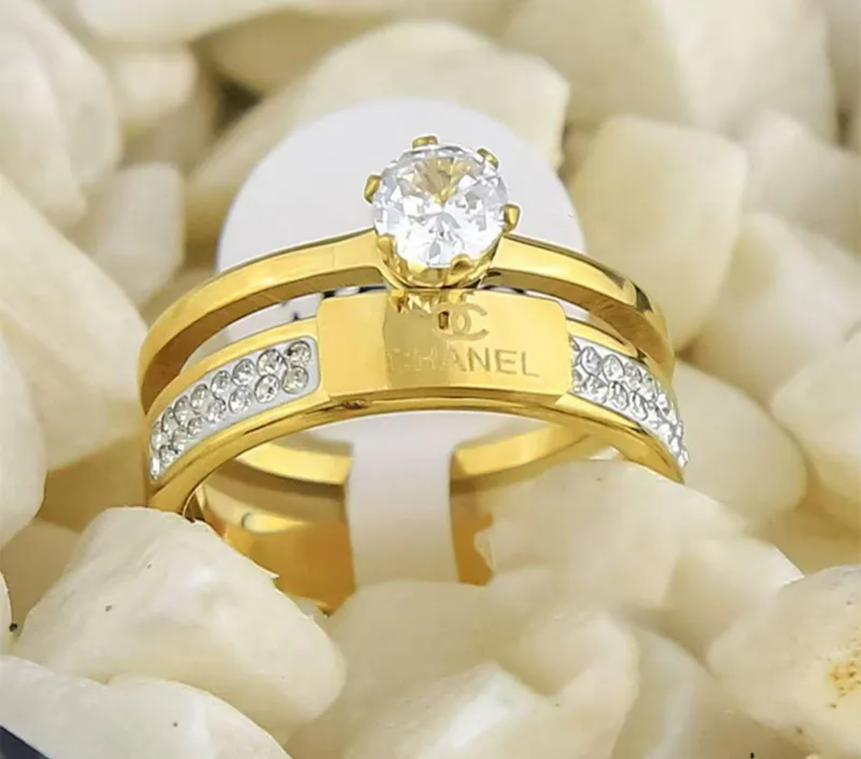 Chanel inspired rings