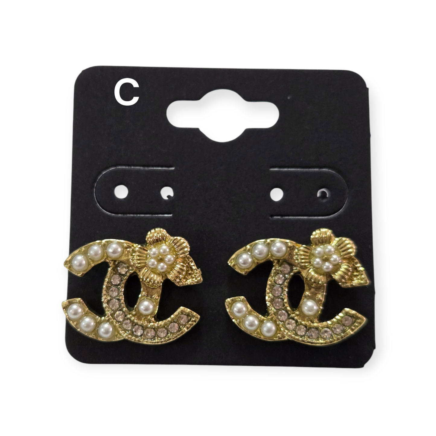 Chanel inspired earrings