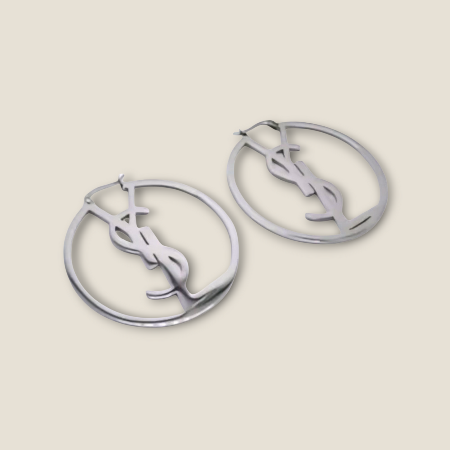YSL inspired Hoop Earrings