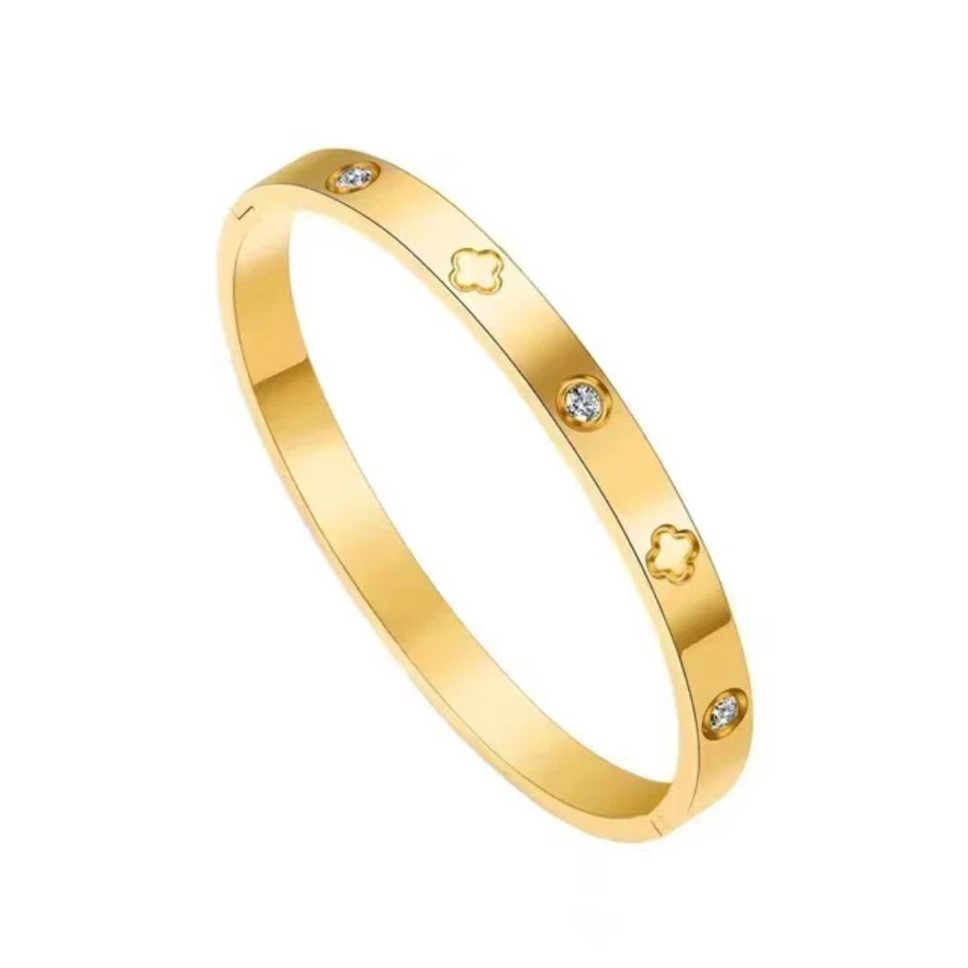 Van Cleef inspired Clover Bangles