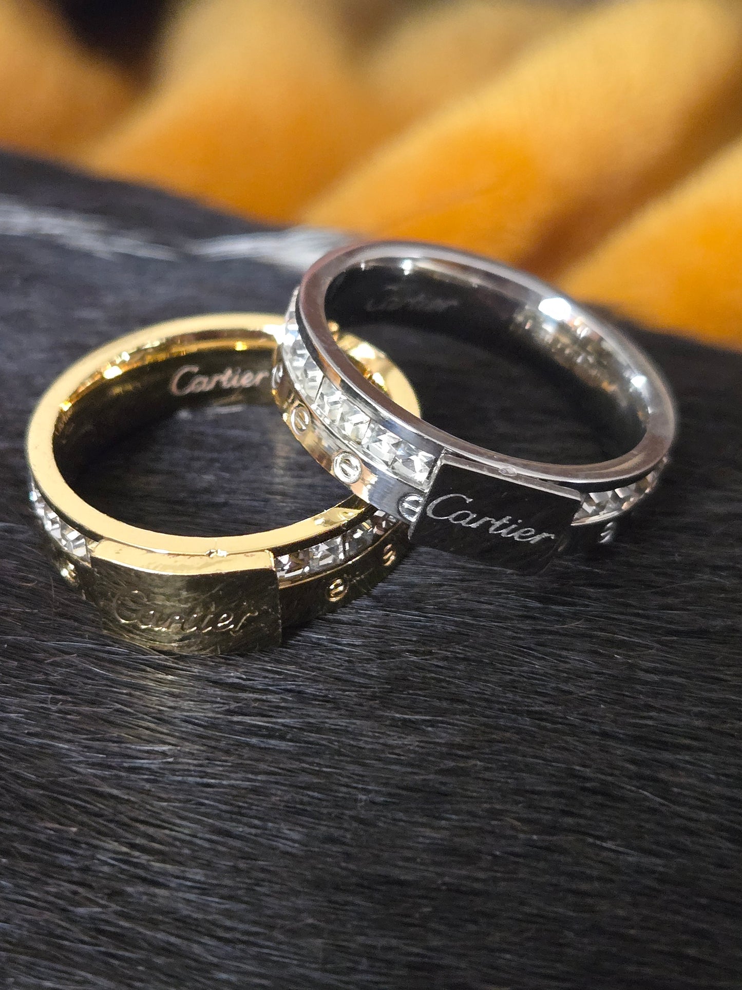 Cartier inspired rings