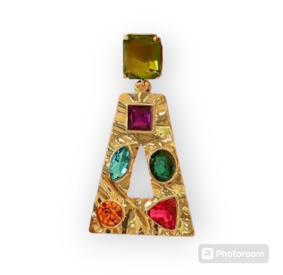 Geometric Drop Dangle Earrings