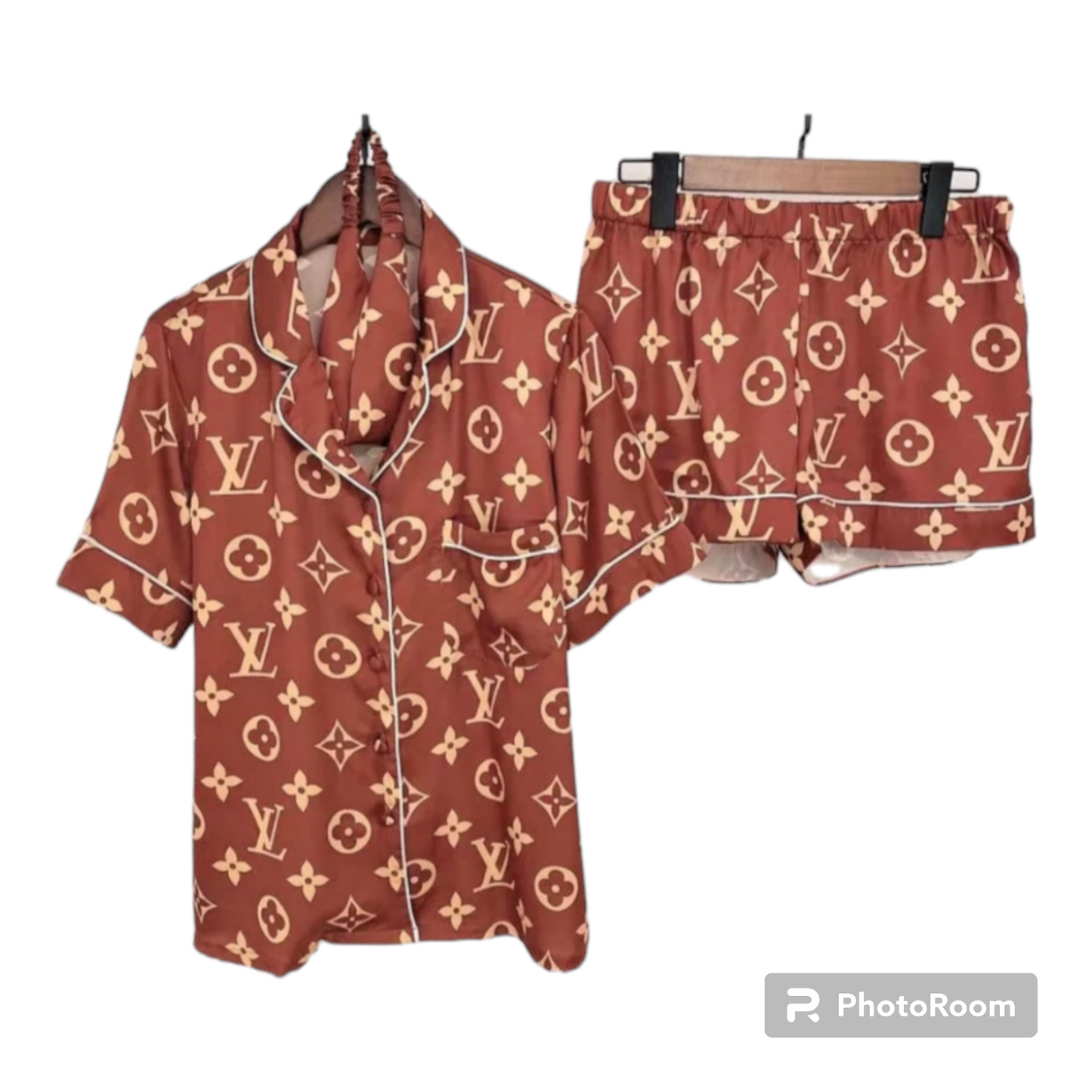Lv Inspired pajamas short set