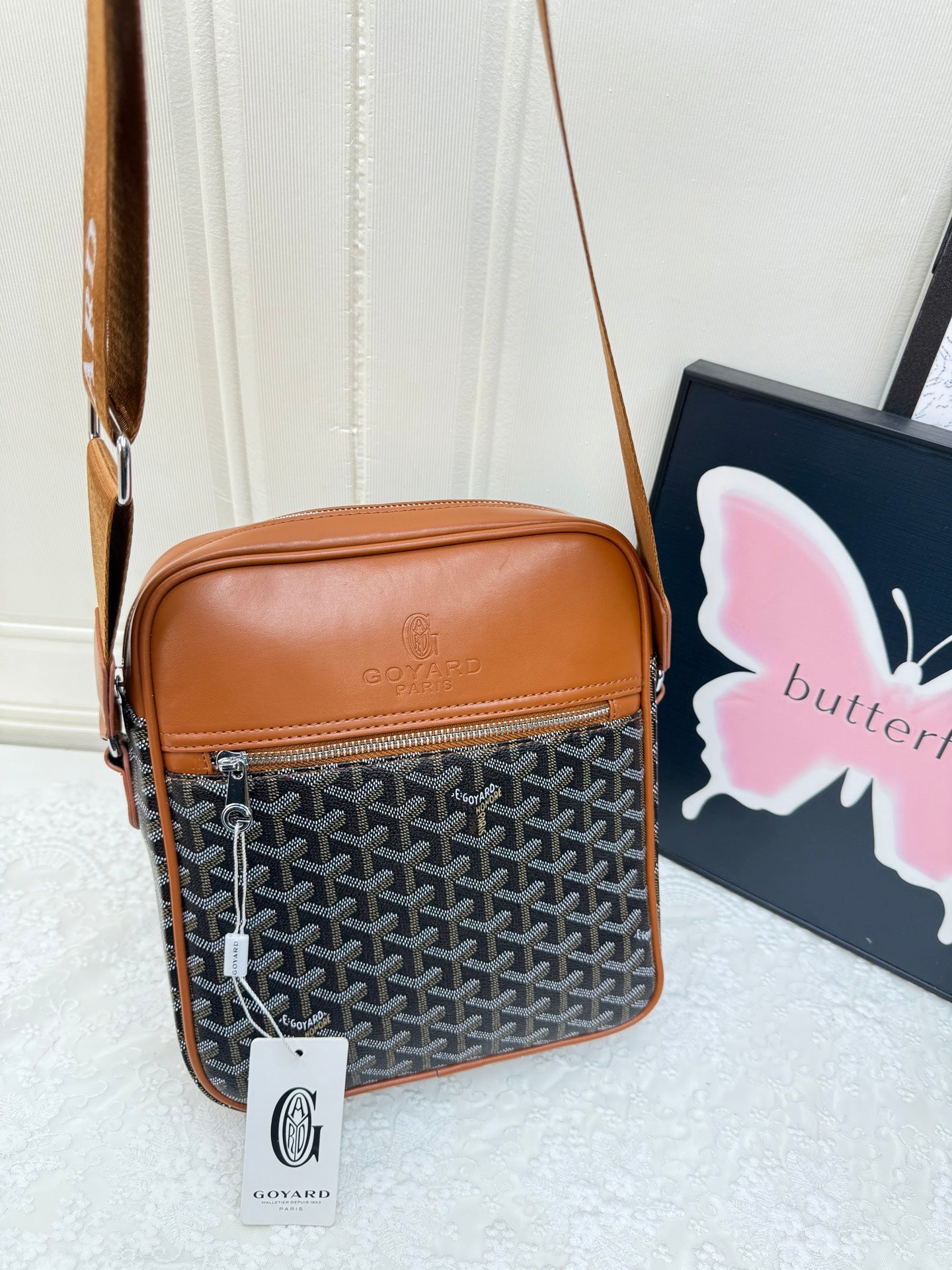 Goyard Inspired crossbody