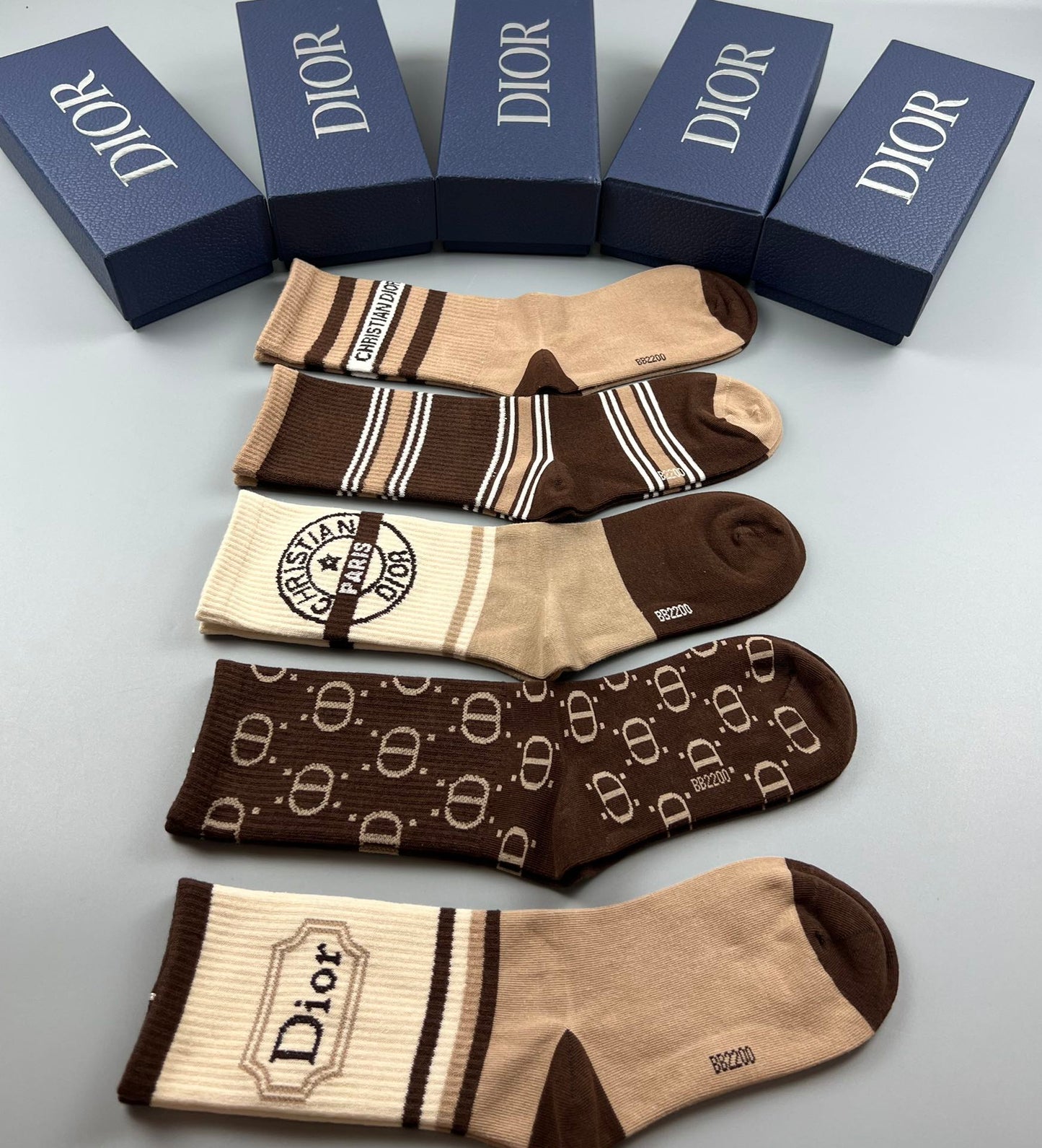 Christian Dior inspired Socks