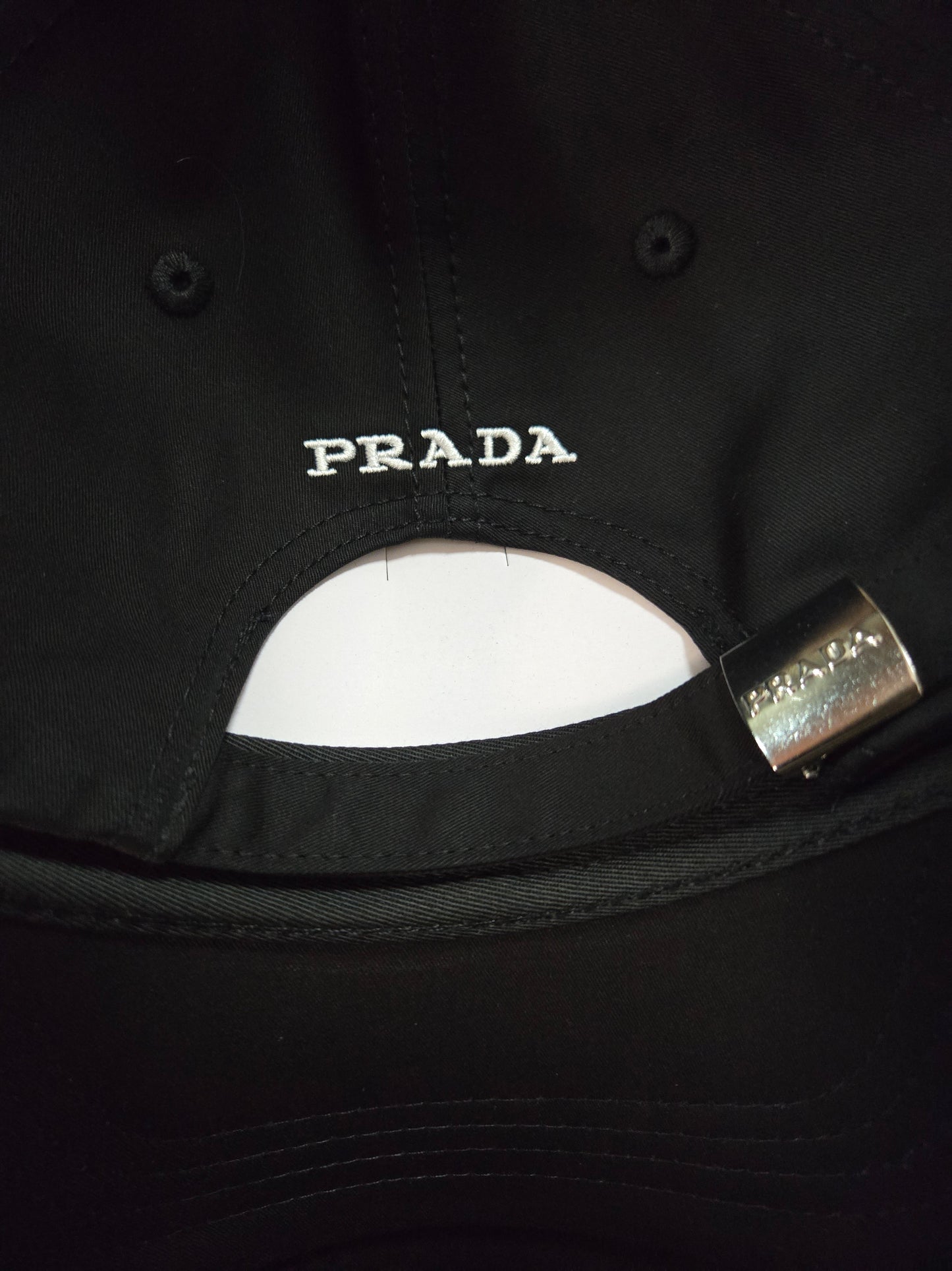 Prada inspired baseball cap