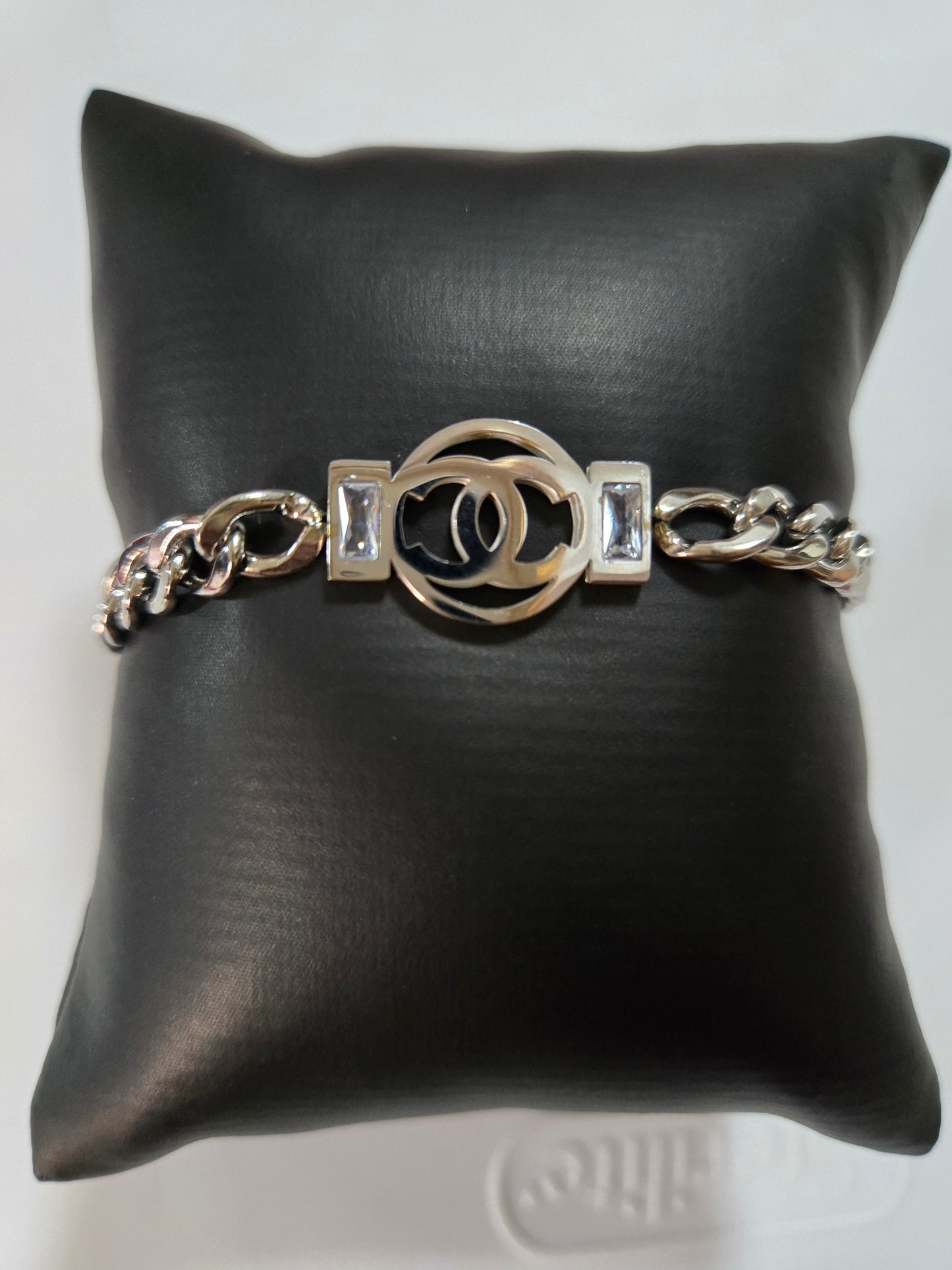 Chanel inspired cuban link chain