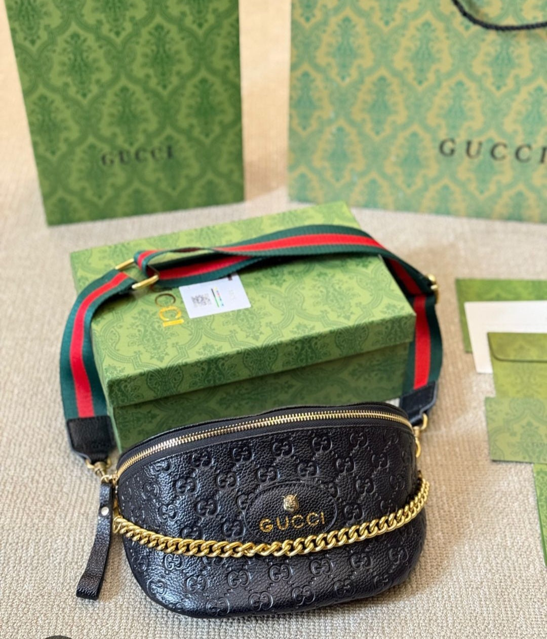 Gucci inspired bum bag