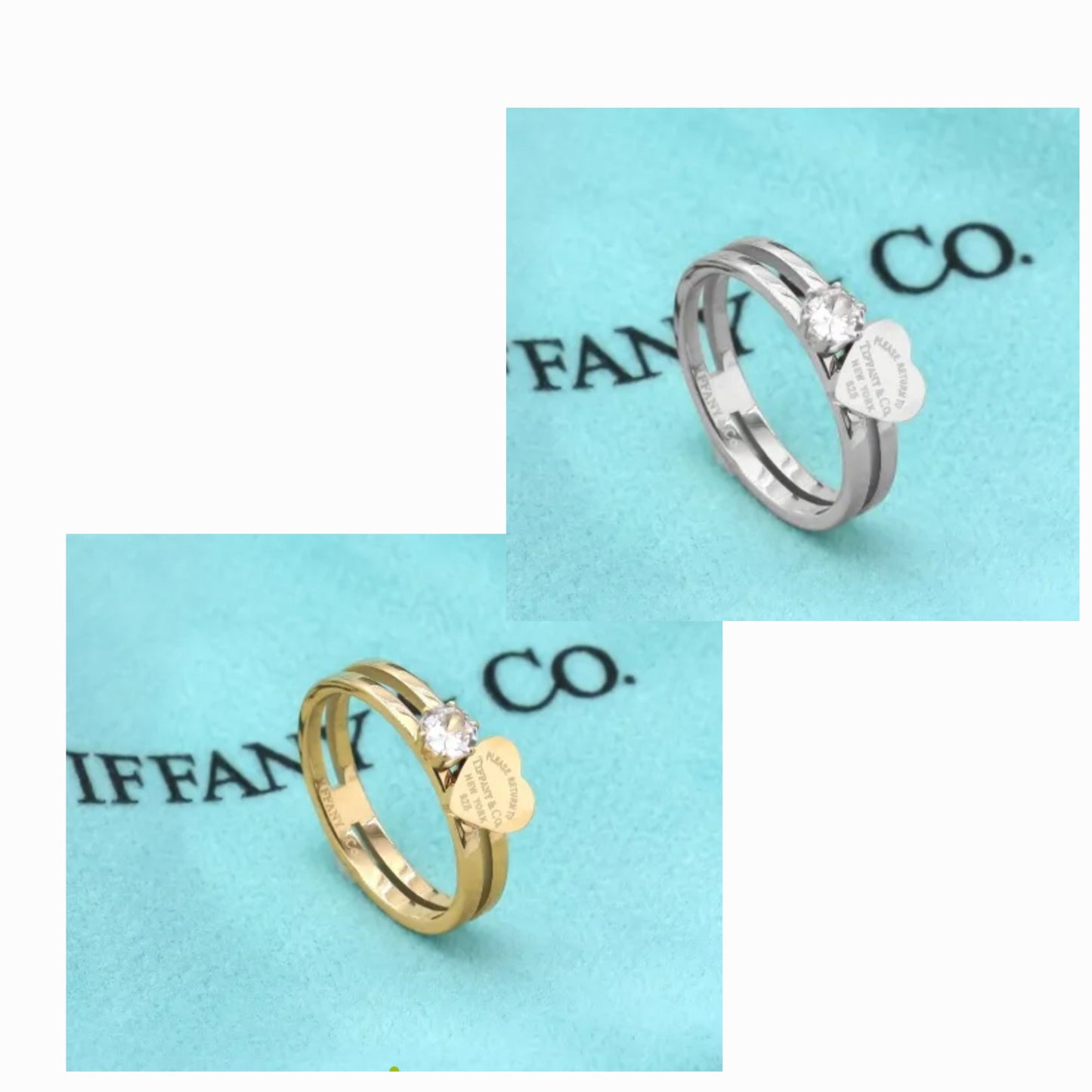 Tiffany Co inspired rings