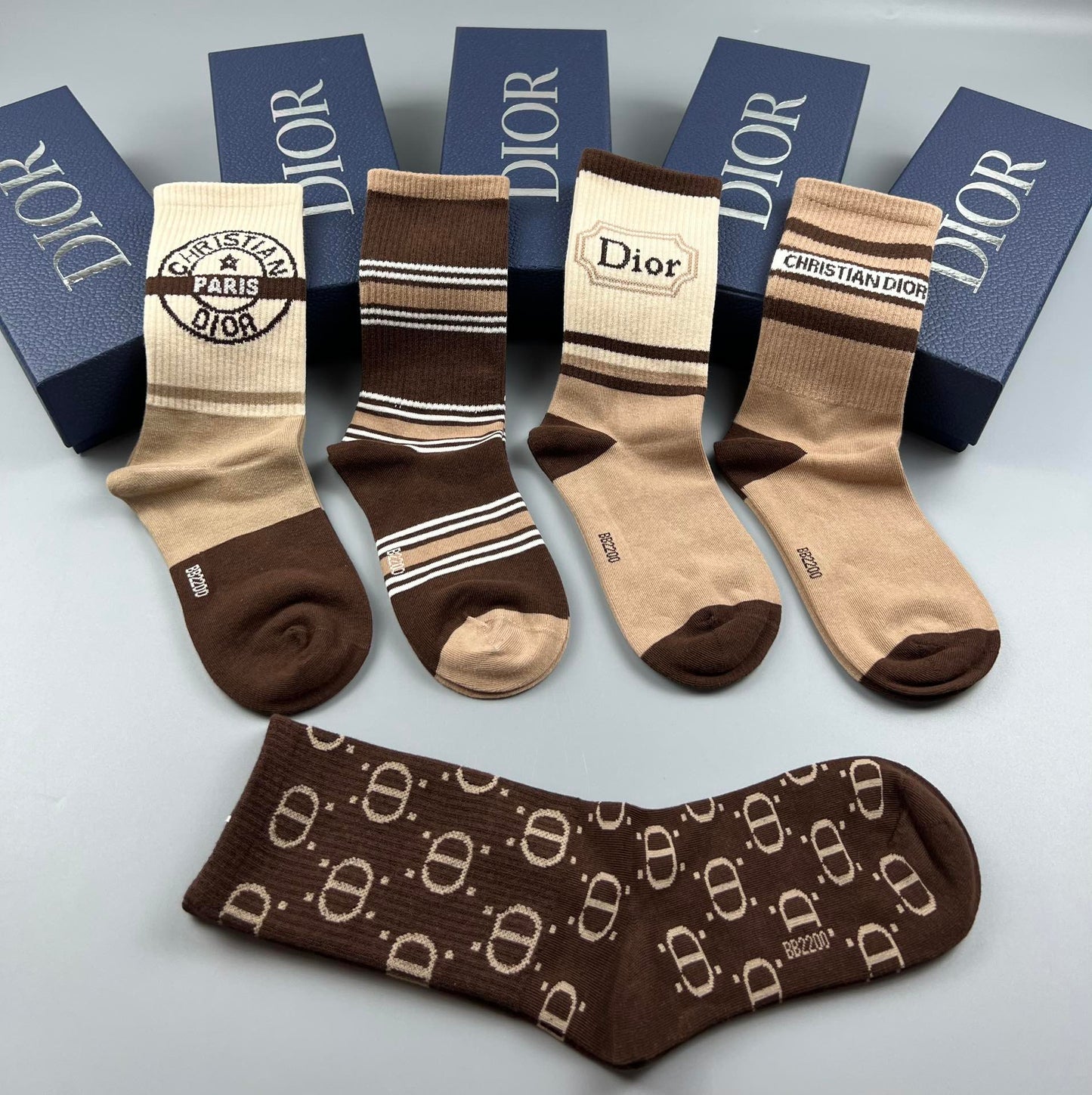 Christian Dior inspired Socks