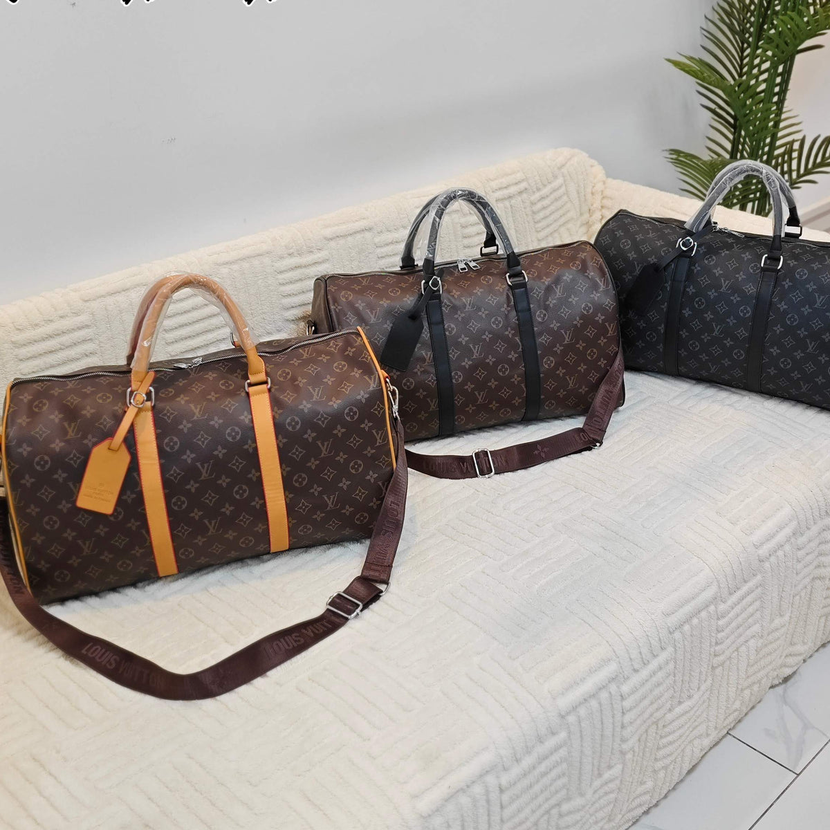 LV inspired Duffle Bag