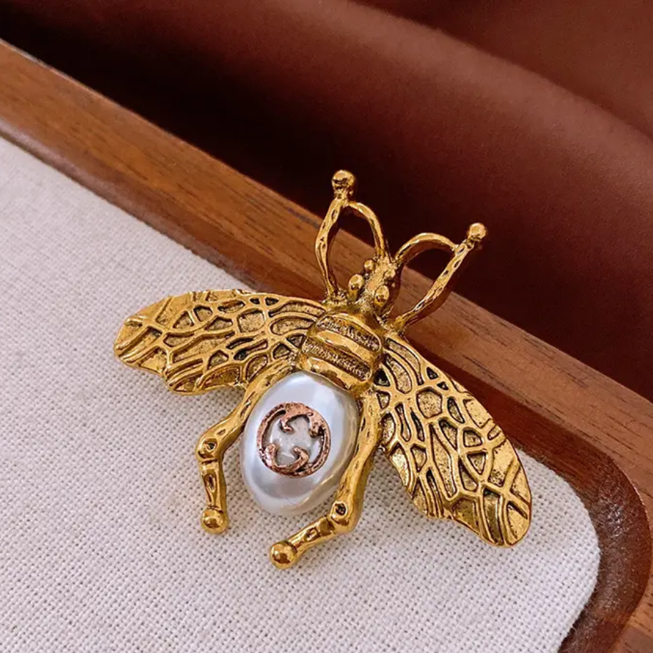 Gucci inspired vintage brooch