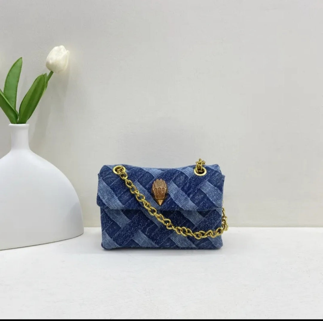 Kurt Geiger denim inspired handbag