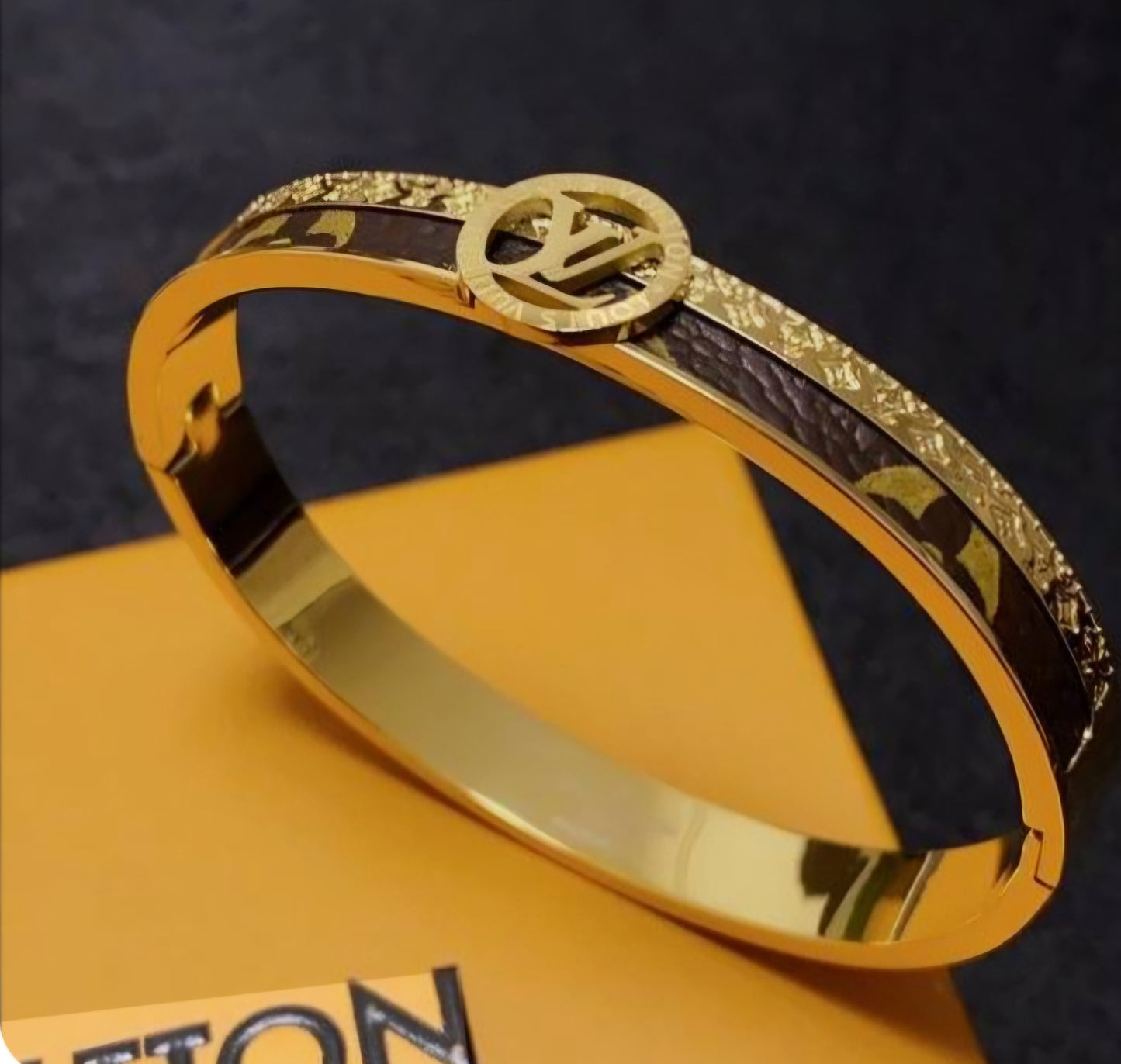 LV Designer Inspired Bangle
