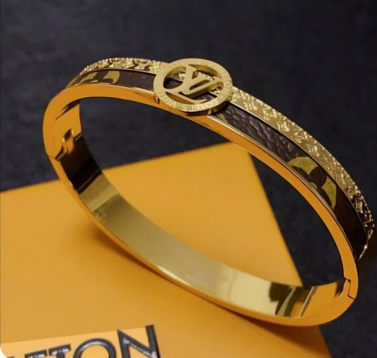 LV Designer Inspired Bangle