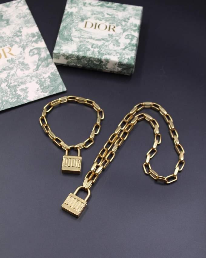Christian Dior inspired Necklace and Bracelet