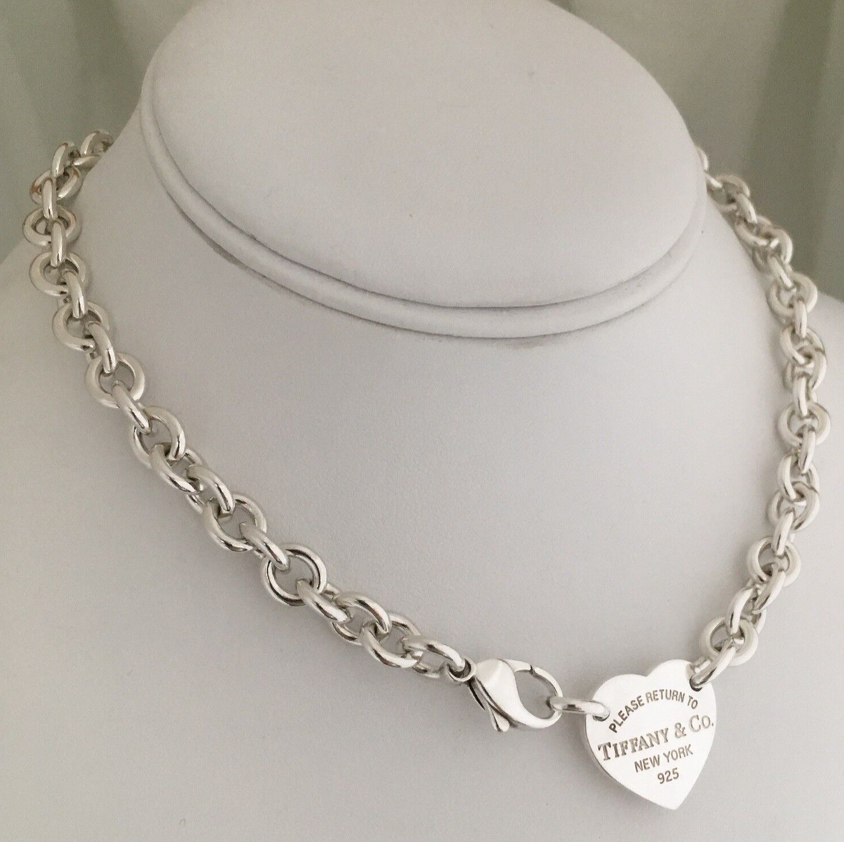 Tiffany inspired Heart Shape choaker Necklace And Bracelet