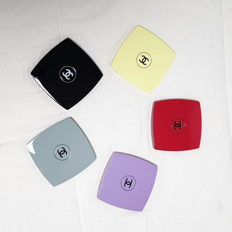 Chanel inspired Compact double sided mirror